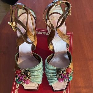 Rene Caovilla Jeweled Pump